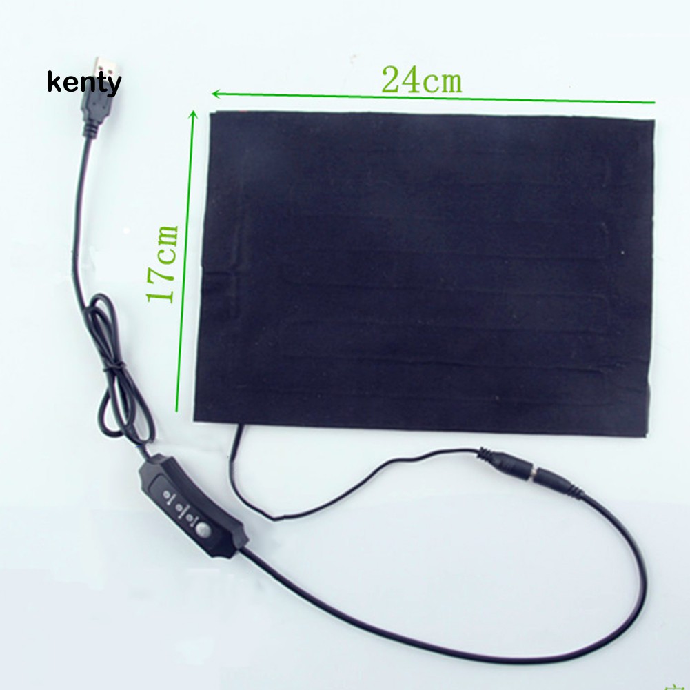 Kt☆Đệm Sưởi Ấm Bụng USB Điều Chỉnh Được Tiện Lợi
