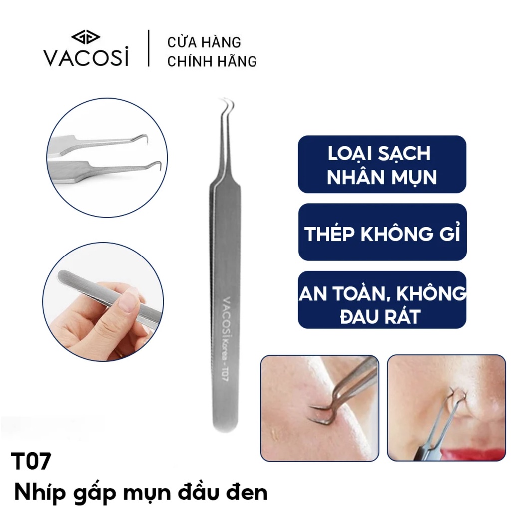 Nhíp gắp mụn VACOSI - T07