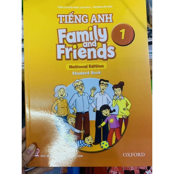 Bộ Tiếng Anh Family and Friends Lớp 1, Lớp 2 (Kèm bìa bao kính)