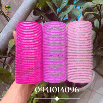 (Hàng Mới Về) Lô Uốn Tóc Bằng Nhựa Nhôm Tự Dính 50x120mm