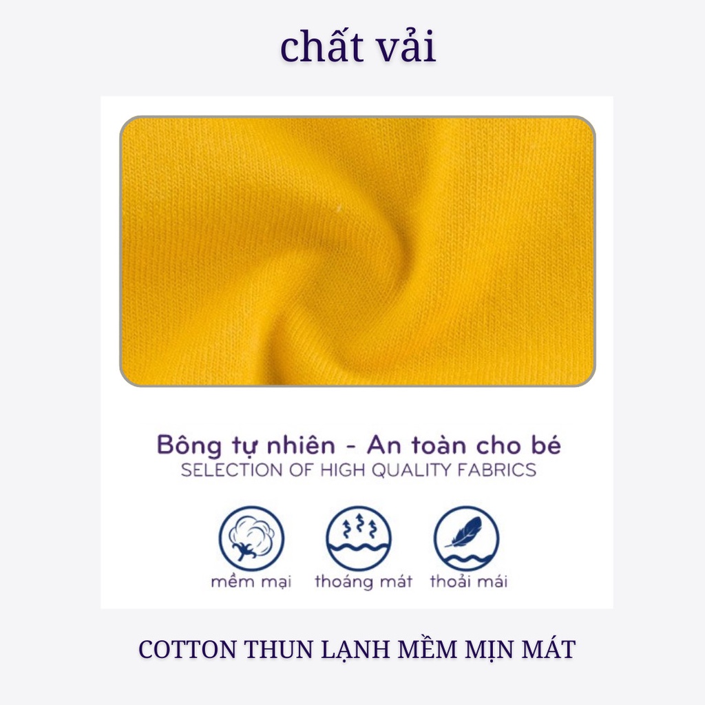 Bộ Cộc Tay Cho Bé Trai, Bé Gái MinkyMom Vải Thun Lạnh Chấm Bi Giáp Lăng, Bộ Quần Áo Trẻ Em Mặc Nhà MKM2223