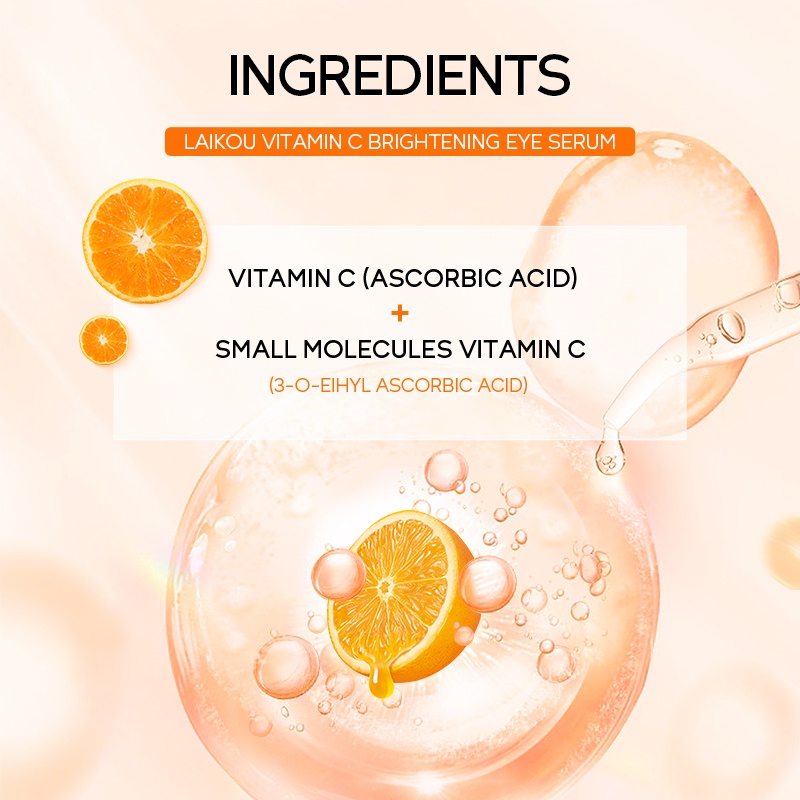Serum LAIKOU Vitamin C 30ml Làm Sáng Chống Lão Hóa / Nếp Nhăn