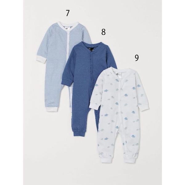 Body Dài Tay Mỏng Organic Cotton H&M HM5 • 1-2M 2-4M 4-6M 6-9M • Choding Home
