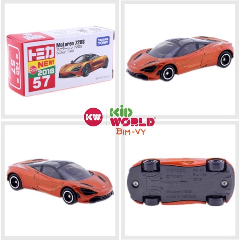 Xe mô hình Tomica Box McLaren 720S. MS: 224. Tỷ lệ 1:62.