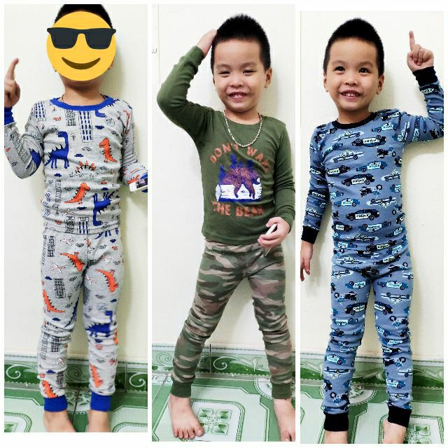 Bộ Carter's dài tay xuất dư trẻ em