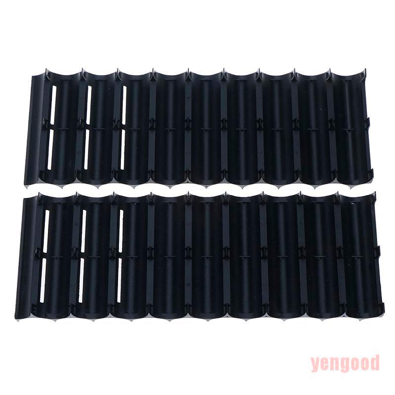 Bộ 10 Pin 18650 Hình Trụ Bằng Nhựa Tiện Dụng