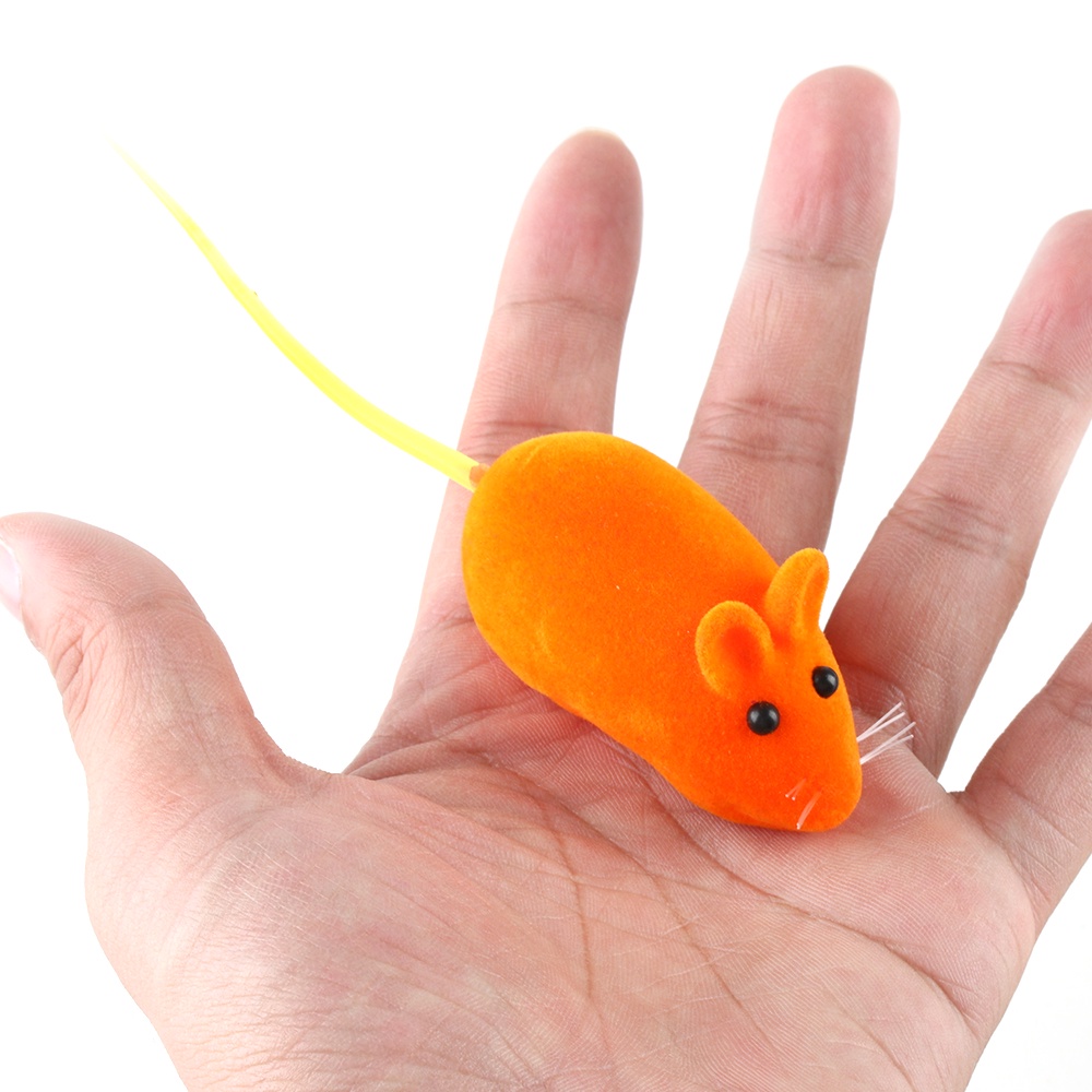 1 Chuột Đồ Chơi Có Tiếng Kêu Vui Nhộn Nhiều Màu Sắc Dành Cho Mèo Cưng