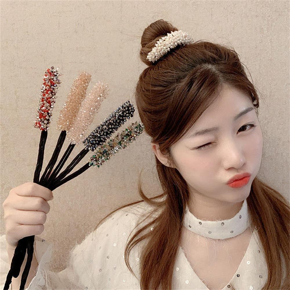 Kẹp Tóc Lười NIUYOU|Dụng Cụ Búi Tóc Hình Bánh Donut