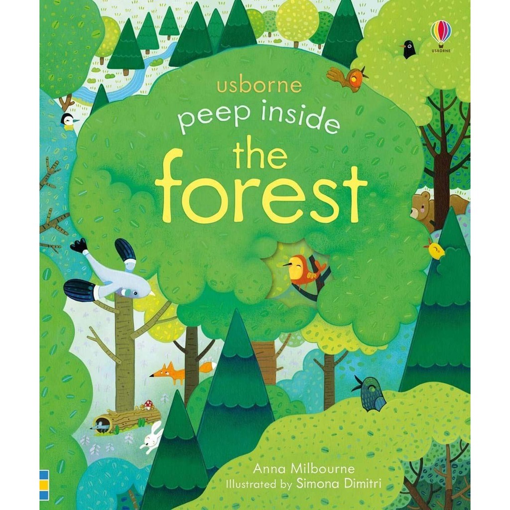 Sách - Anh: Peep Inside: The Forest