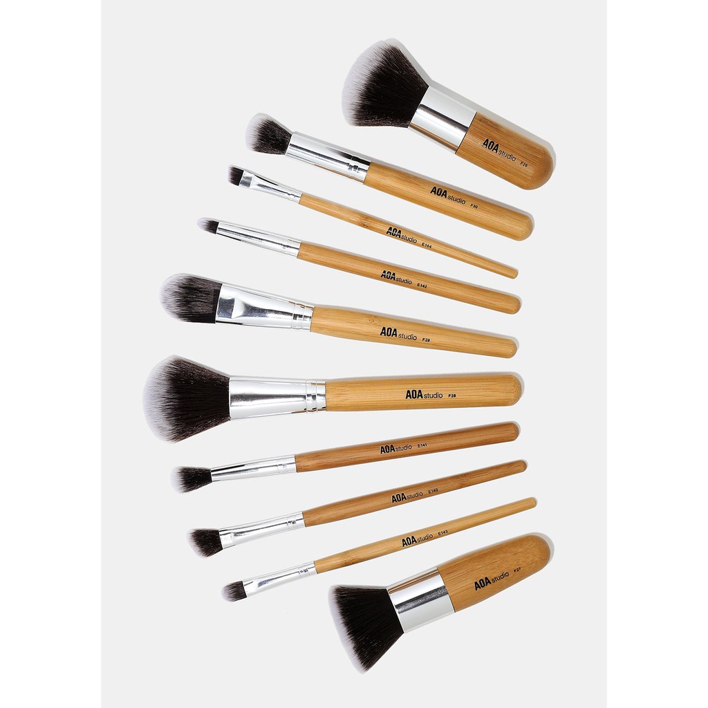 BỘ CỌ AOA A+ Charity: 10pc Bamboo Brush Set