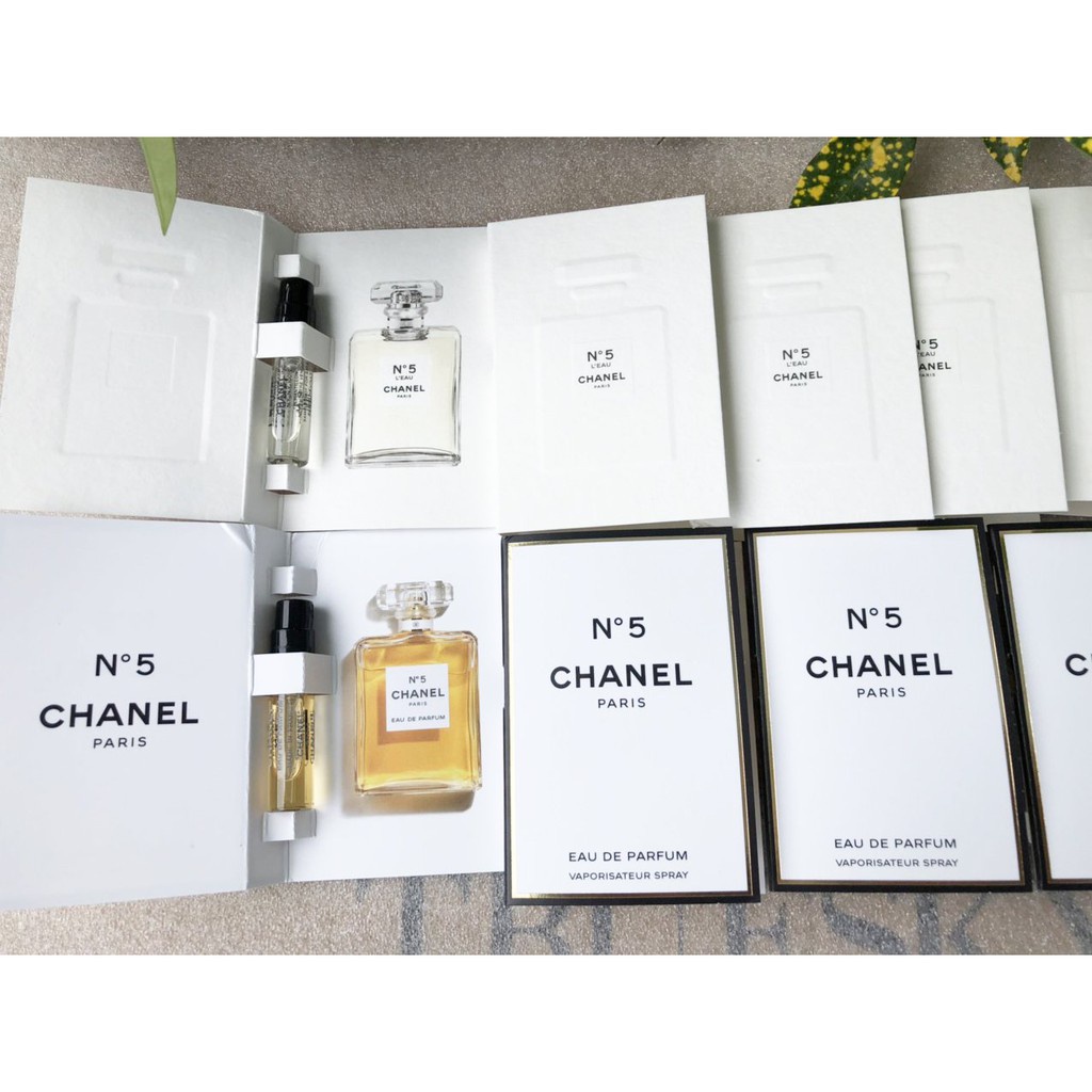Mẫu thử Vial Nước hoa No5 các mùi