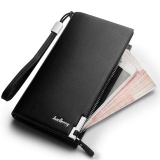 Baellerry men's Long Wallet multi function zipper handbag