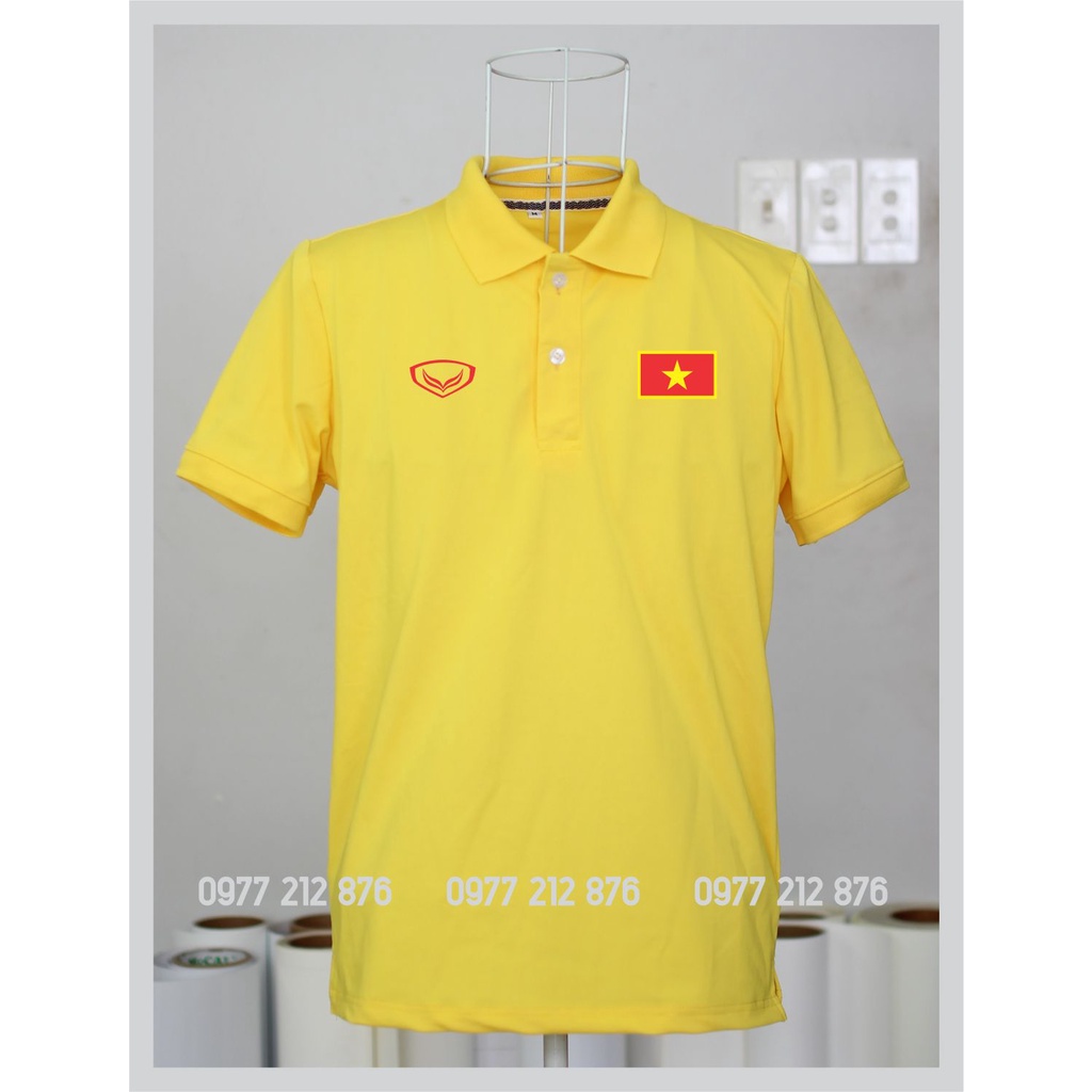 Áo thun Polo di chuyển Đội Tuyển VN NHIỀU MÀU.