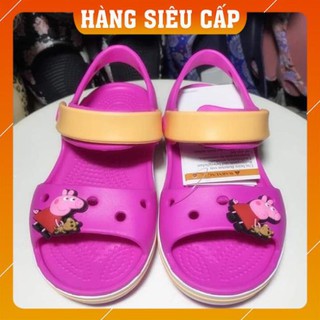 FreeShip-Hàng cao cấp SANDAL CROSS BAND XỊN CHO BÉ MÀU HỒNG- TẶNG 4 sticker