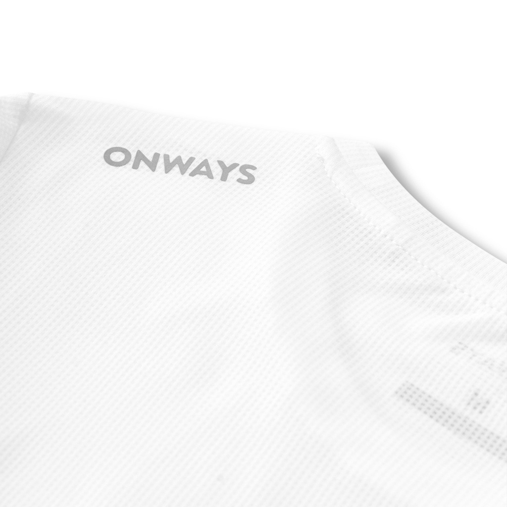 Áo Thun Thể Thao vải cà phê Reflective SLT 2010 / Kid ONWAYS kiểm soát mùi nhanh khô