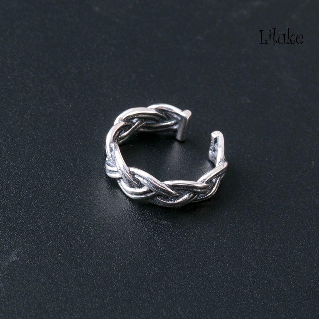 Nhẫn Hợp Kim Hở Kiểu Dáng Đơn Giản Thời Trang Cho Nữ