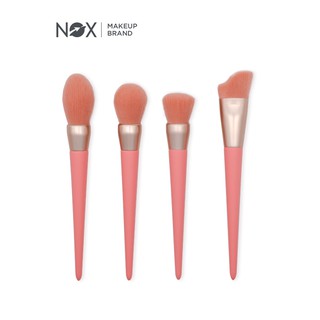 Set 1 Cọ Trang Điểm NOX Màu Hồng Mơ Tán Phấn Nền / Phấn Má Hồng / Tạo Khối Chuyên Nghiệp 1pcs but variation: 1pcs