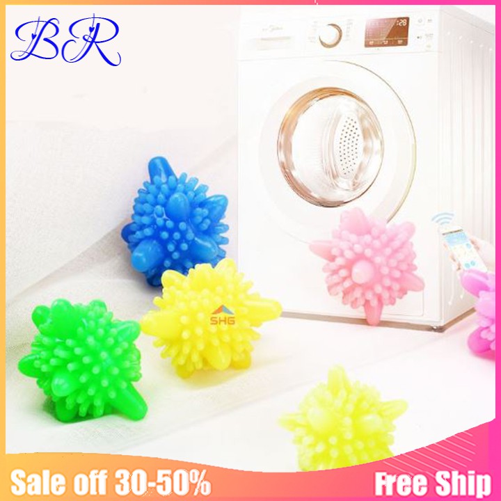 Combo 10 quả bóng giặt gai nhím bằng nhựa dẻo, giặt cực sạch mà không gây hại cho quần áo nhé các mẹ