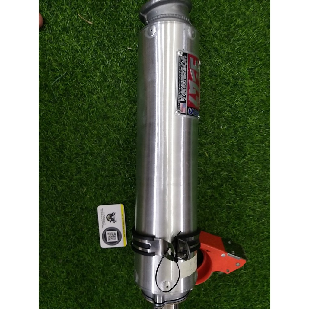 Pô slip on Yoshimura Honda Hornet 250 với cổ inox