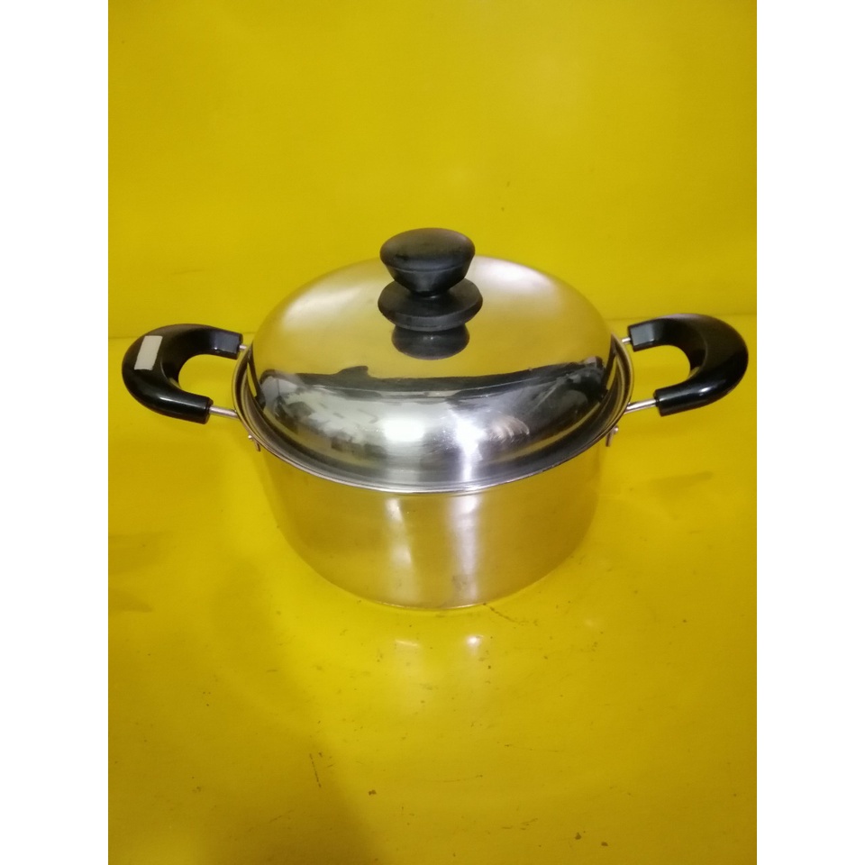 Nồi inox nội địa Nhật, size 23cm, cao 11cm (mã 667), Dùng được bếp từ