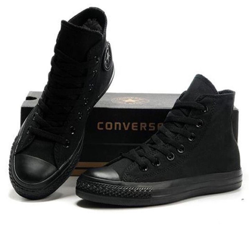 Giày cổ cao Converse full đen size 37 nữ full box 🤸