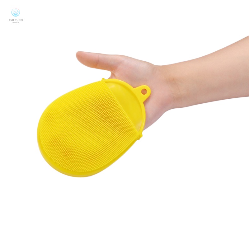 Bàn Chải Silicone Tẩy Tế Bào Chết Nhanh Khô Kháng Khuẩn Cho Bé