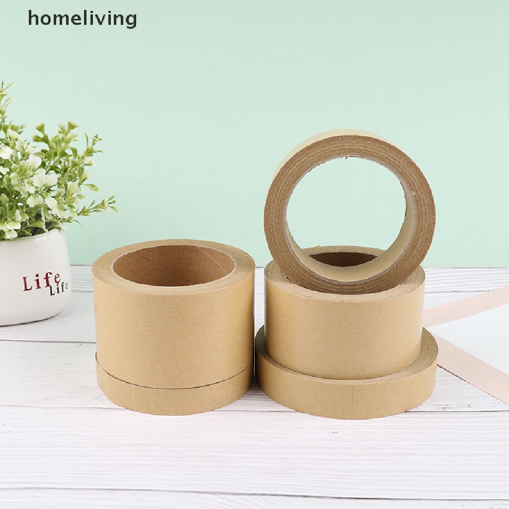 Cuộn Băng Keo Giấy Kraft 30m Màu Nâu