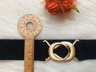 Thắt lưng nữ khoá vàng - 3cm