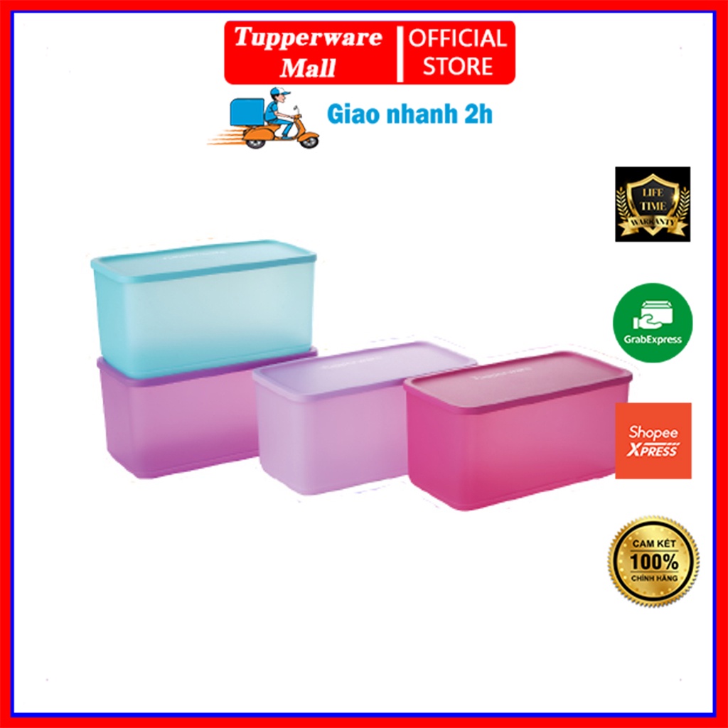 Bộ hộp Bảo quản thực phẩm Tupperware Funtastic 3.1L (4 hộp)