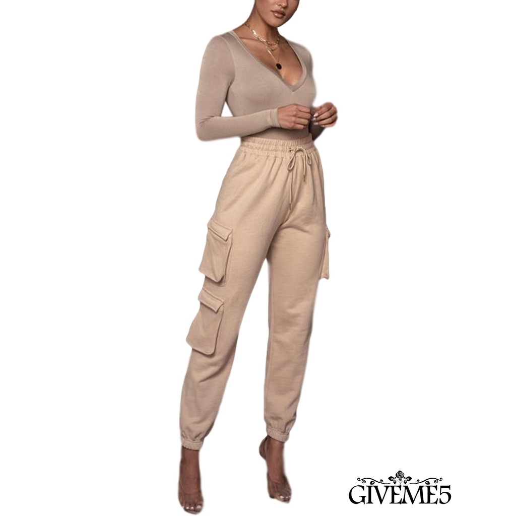 Quần Jogger Lưng Thun Màu Trơn Thời Trang Thể Thao Năng Động