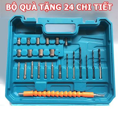 Tặng Phụ Kiện - Máy Khoan Pin Cầm Tay Maktia 36V Có Búa - 3 Chức Năng - Khoan Tường, Bắn Vít - Hàng Chất Lượng Cao