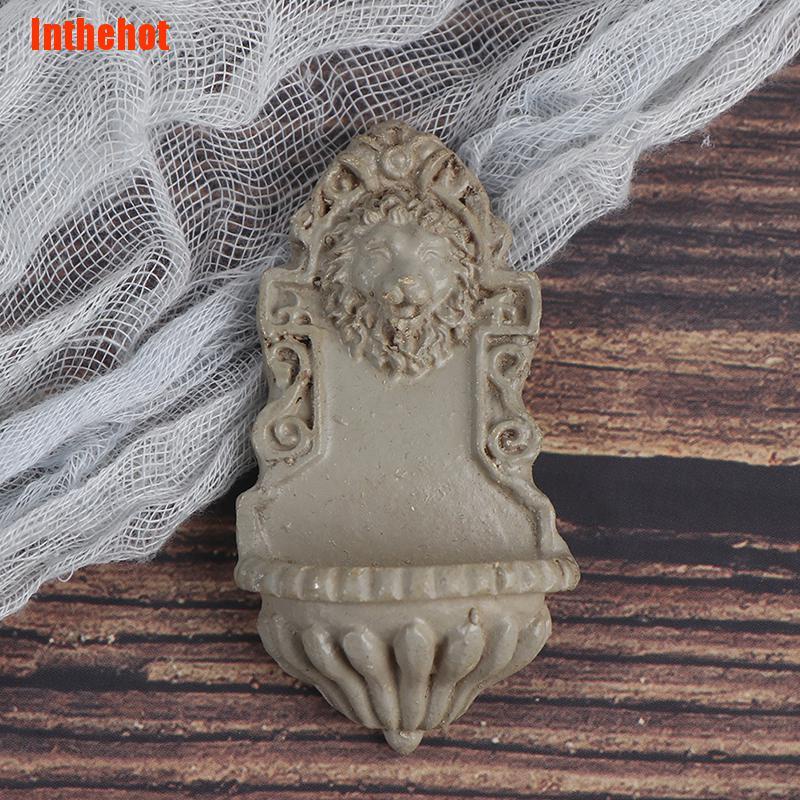 Mô Hình Đầu Sư Tử Mini Tỉ Lệ 1: 12 Trang Trí Sân Vườn