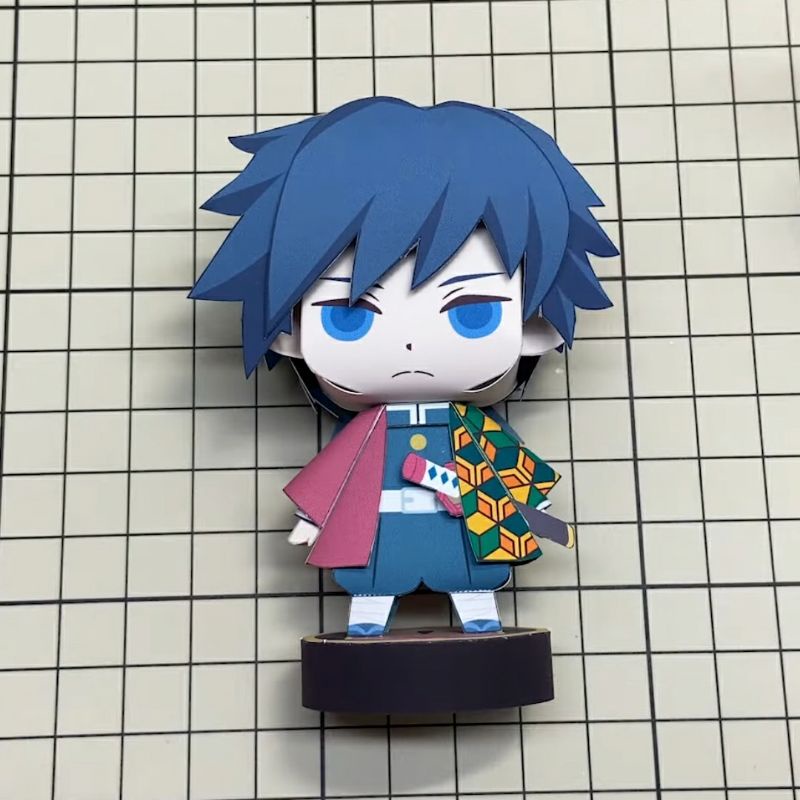 Mô hình giấy anime Thủy Trụ Tomioka Giyuu ver.2