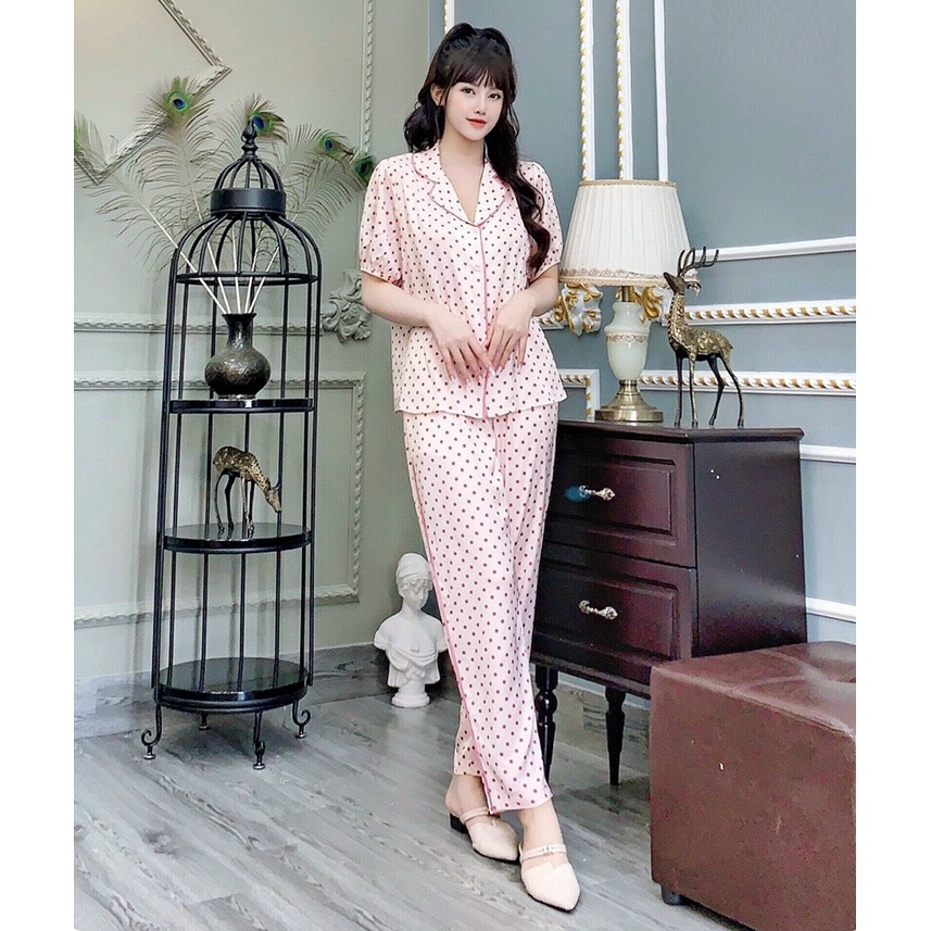 Đồ Bộ Pijama Tay Bồng Dễ Thương Trẻ Trung C23 SWEET HOME
