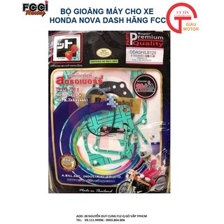 FCCI - BỘ GIOĂNG MÁY CHO XE HONDA NOVA DASH  CHÍNH HÃNG