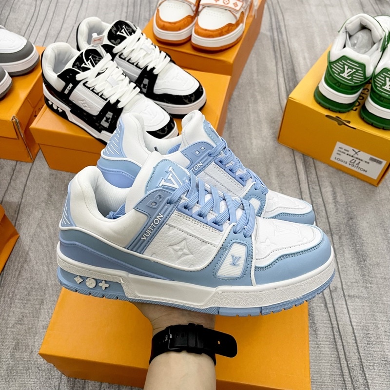Giày Thể Thao Sneaker Lv các màu nam nữ độn đế bản cao cấp ảnh thật shop tự chụp