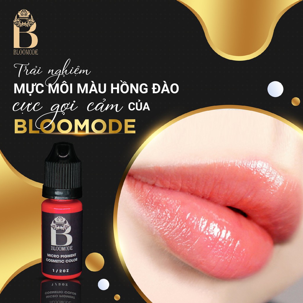 Mực Xăm Siêu Bám Bloomode Hồng Đào