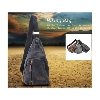 ❗Nóng ❗Túi Đeo Vai Bằng Vải Canvas Có Khóa Kéo Phong Cách Thể Thao Thời Trang Cho Nam