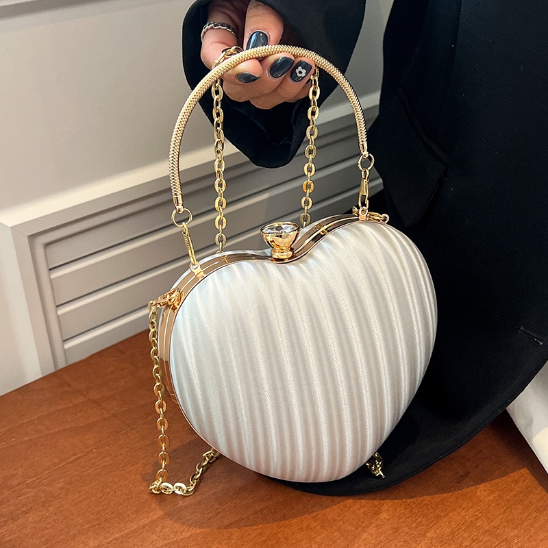 IELGY Túi Đeo Chéo mini Hình Trái Tim Thời Trang Dành Cho Nữ