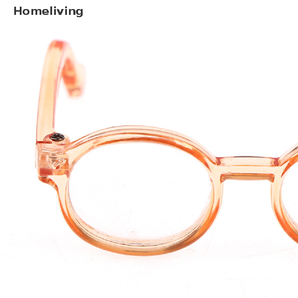 Mắt Kính Gọng Tròn 6.5 / 9.5cm Cho Búp Bê