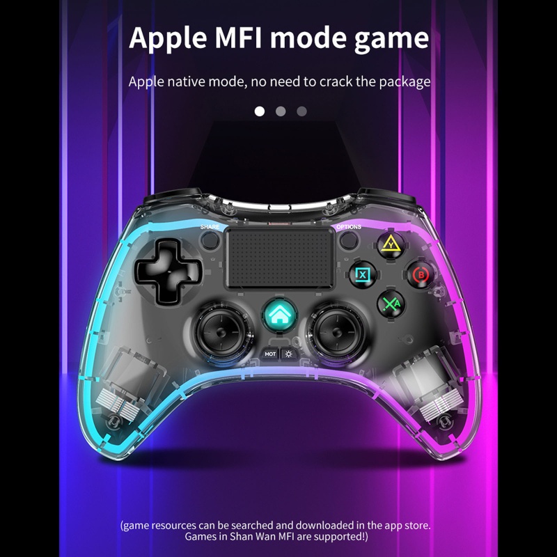 Tay Cầm Chơi Game Không Dây Cảm Ứng Rung Chất Lượng Cao