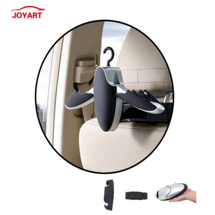 Sản Phẩm Móc Treo Áo-Ô Tô-Chính Hãng-Joyart-JY-187D. Thiết kế đa năng dễ dàng gập gọn. .