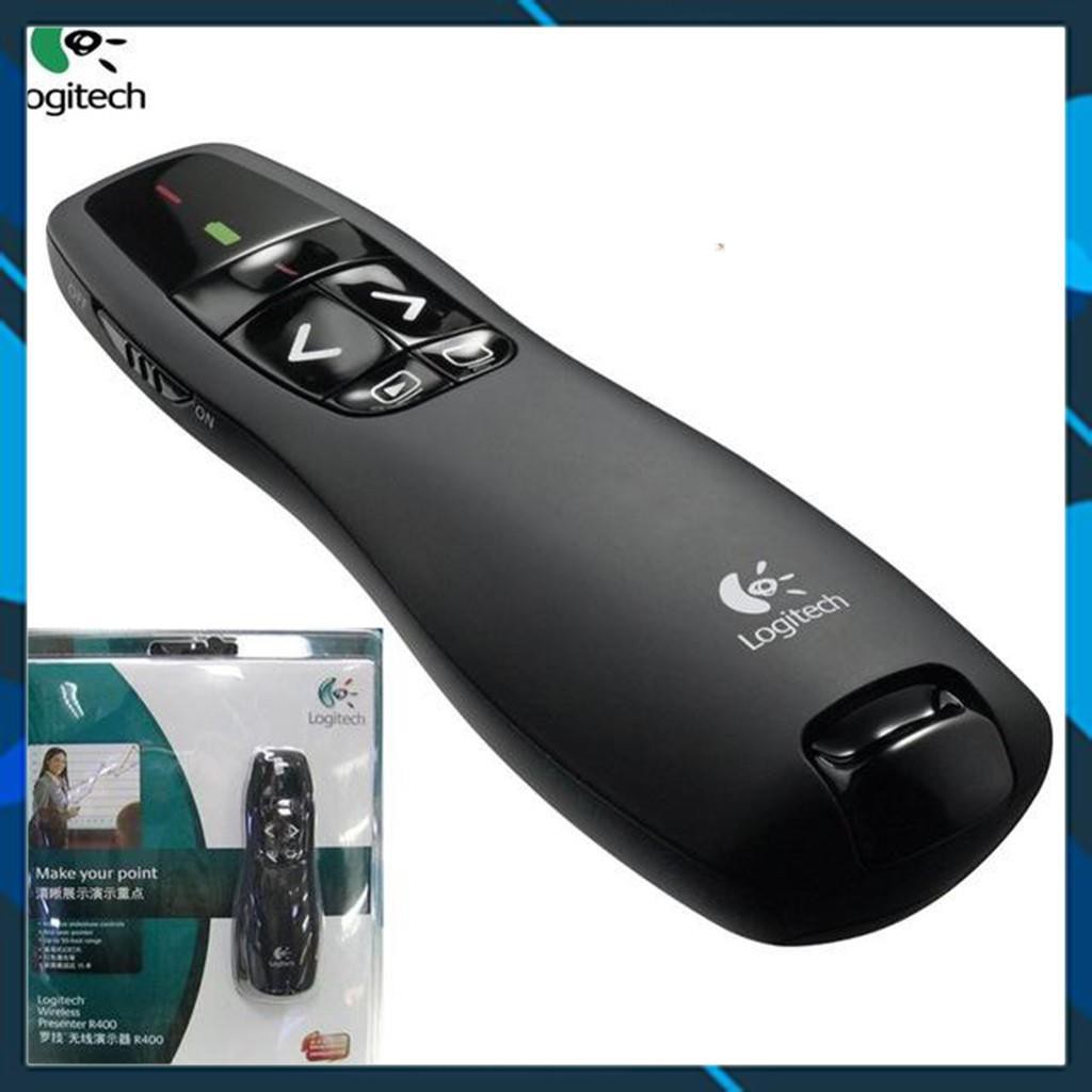 Bút Trình Chiếu -Bút Chỉ Laser Logitech R400- hàng chính hãng