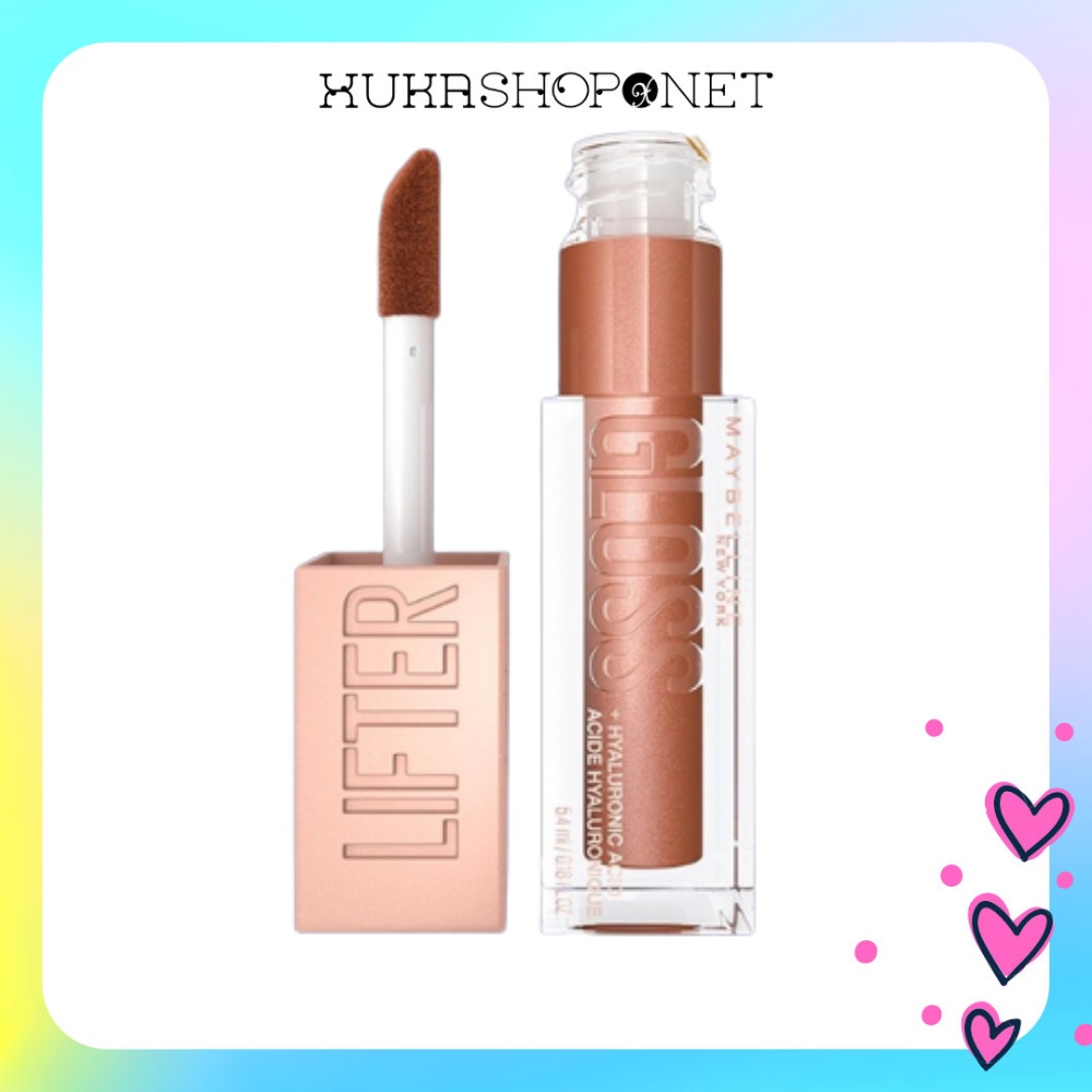 Son bóng dưỡng ẩm có màu Maybelline Lifter Gloss bản Dupe hoàn hảo của son bóng Fenty 5.4ml