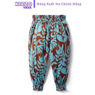 Quần dài bé gái janie and jack - tropical smocked pant