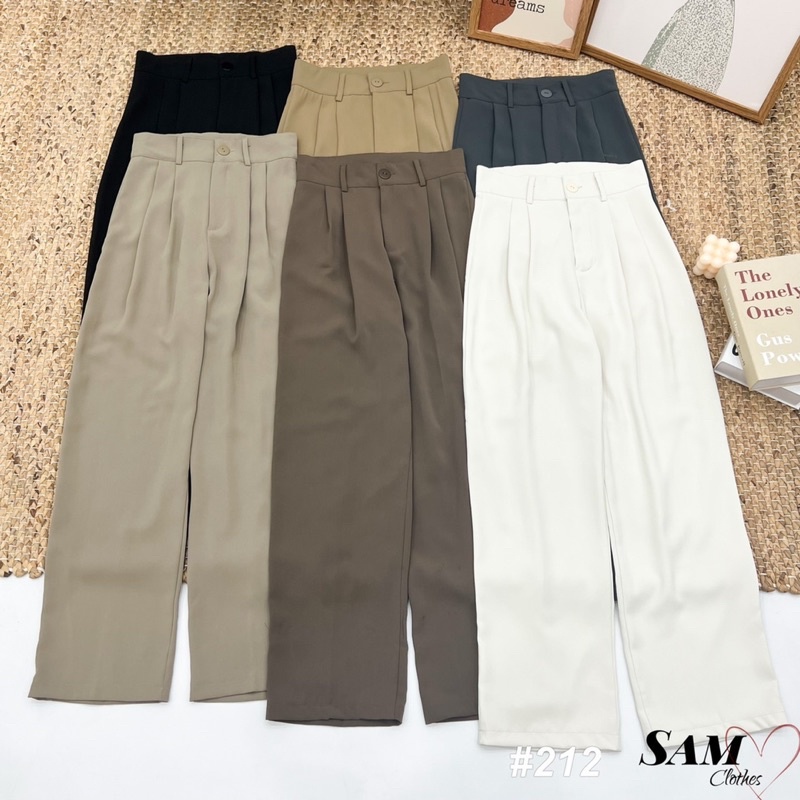 QUẦN SUÔNG LỤA 1 CÚC, QUẦN SUÔNG CÔNG SỞ MS21478