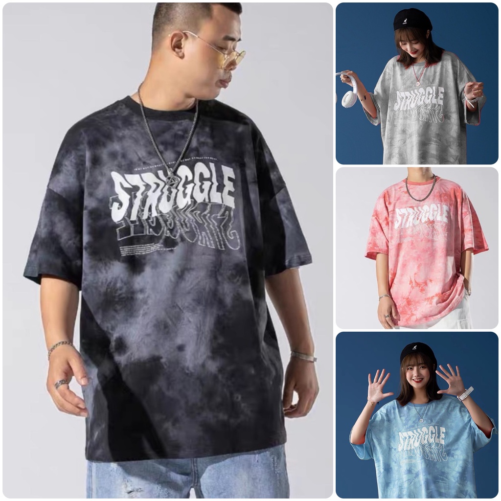 Áo Thun Tshirt Nam Nữ Unisex Chất Vải Thun Loang WAT003TH
