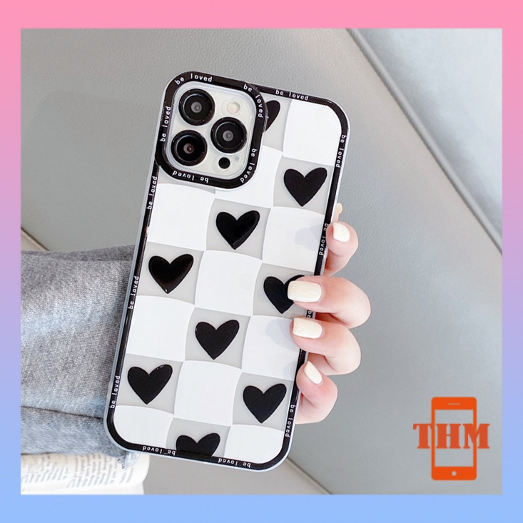 Ốp Điện Thoại Kẻ Sọc Trái Tim Cho iphone 6/6plus/6s/6splus/7/7plus/8/8plus/x/xs/xr/xsmax/11/12/13/pro/max/plus/promax/-267