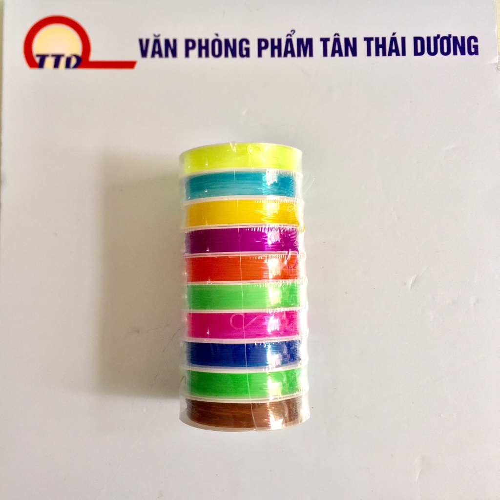 CUỘN DÂY CƯỚC CHUN XÂU VÒNG SIZE 0.8MM ĐÀN HỒI TỐT