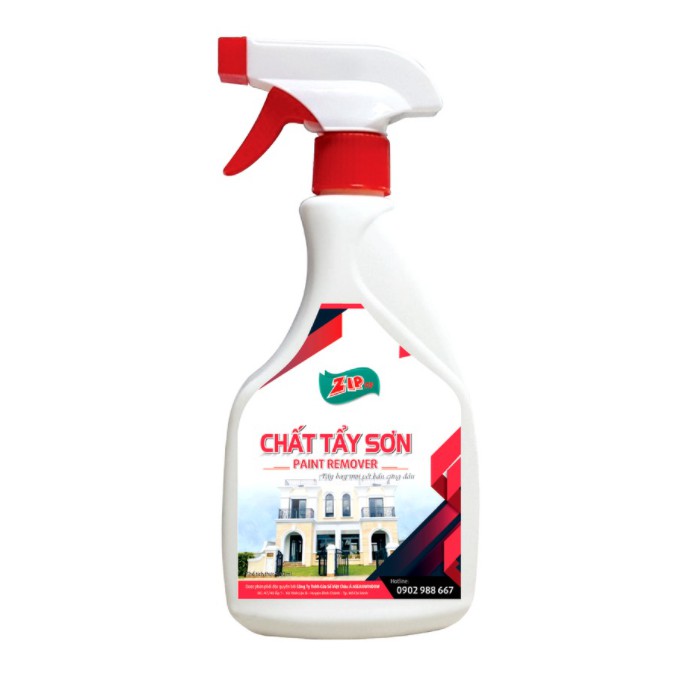 Chất tẩy sơn, băng keo, xi măng ZIPts